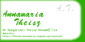 annamaria theisz business card